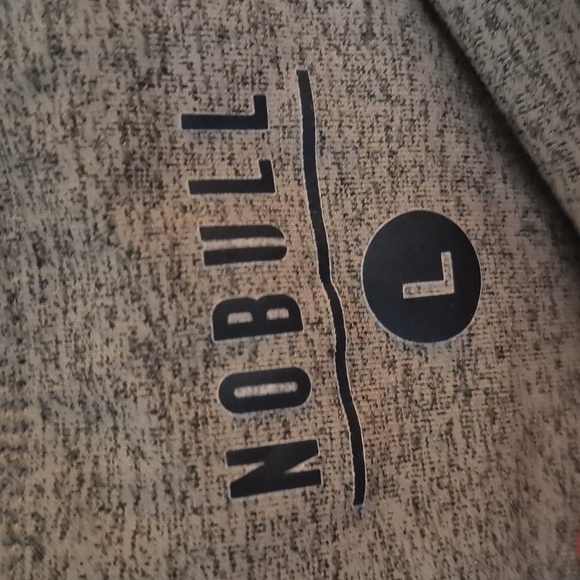 Nobull Womens Leggings 7/8 Inseam Space Dye Beige Black Workout Gym Large - Picture 5 of 8